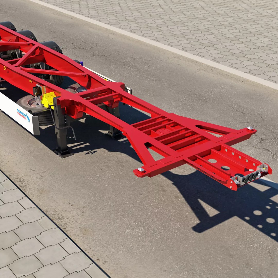 Renault T Container 3D Model – Realistic Truck Asset, FBX/OBJ Formats - View 21