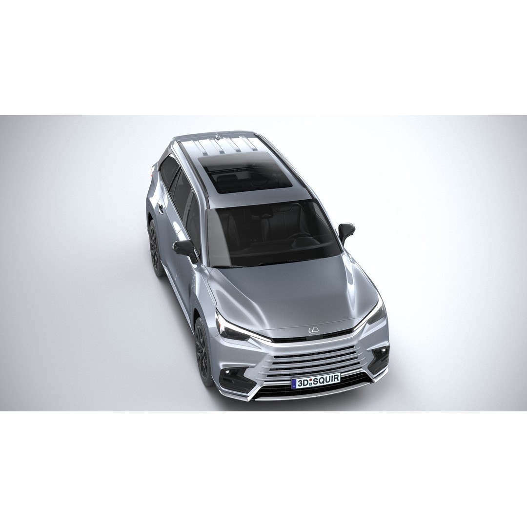 Lexus TX 500h 2024 3D Model – High Poly SUV Asset, FBX, OBJ - View 14