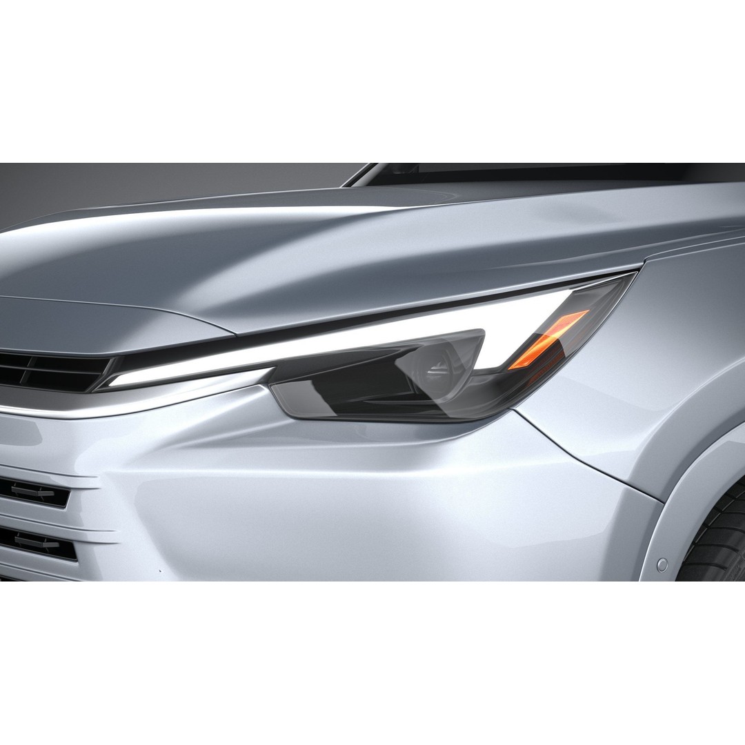 Lexus TX 500h 2024 3D Model – High Poly SUV Asset, FBX, OBJ - View 16