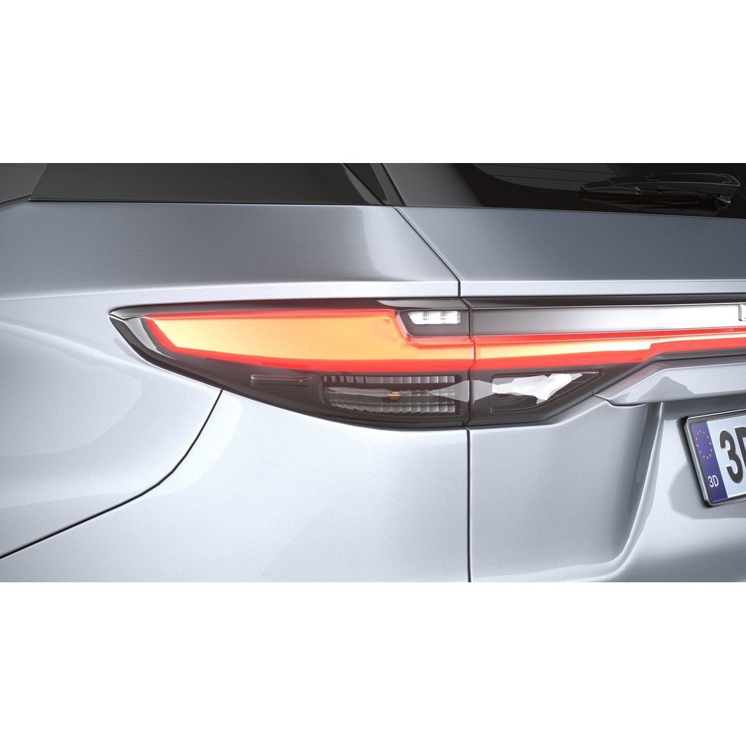 Lexus TX 500h 2024 3D Model – High Poly SUV Asset, FBX, OBJ - View 17