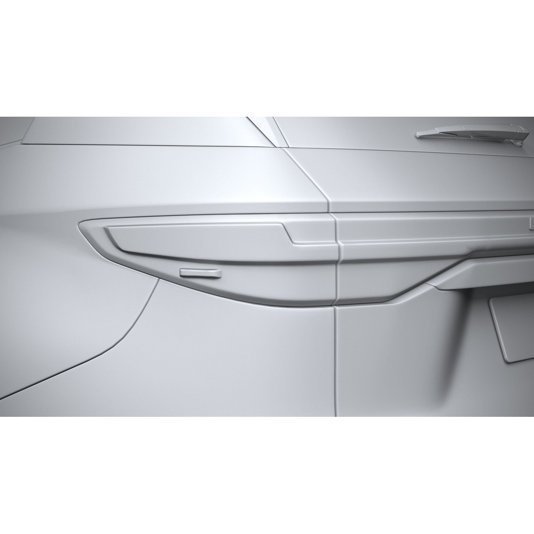 Lexus TX 500h 2024 3D Model – High Poly SUV Asset, FBX, OBJ - View 26