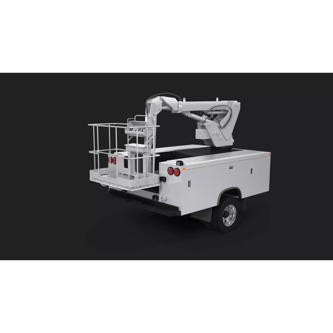 Crane Truck Body Shell 3D Model – High Poly PBR Asset, FBX - View 5