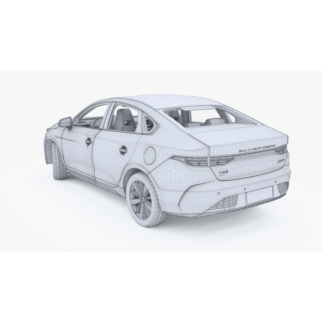 2024 BYD King DM-i SEAL 5 CHAZOR 3D Model – Rigged Car Asset, FBX, OBJ