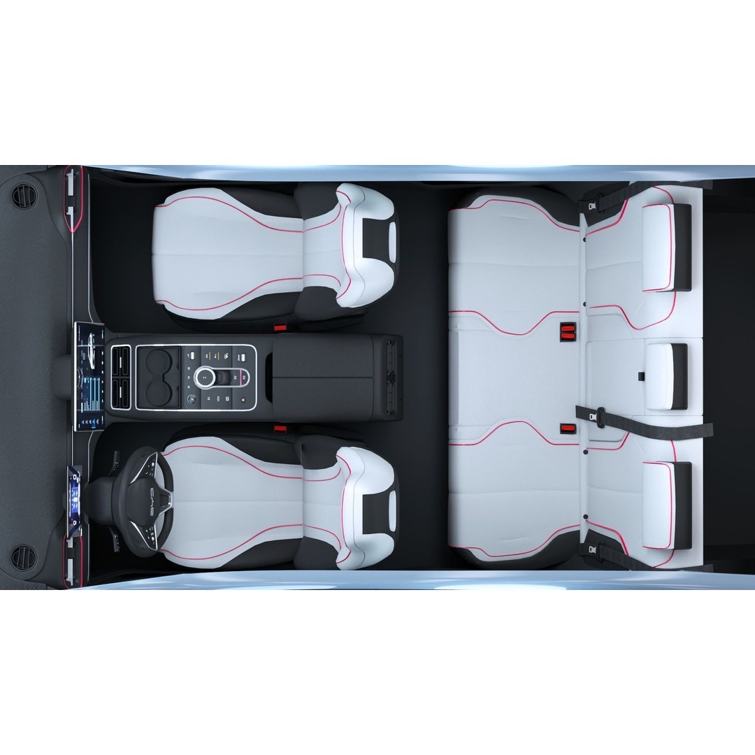 2024 BYD King DM-i SEAL 5 CHAZOR 3D Model – Rigged Car Asset, FBX, OBJ - View 12