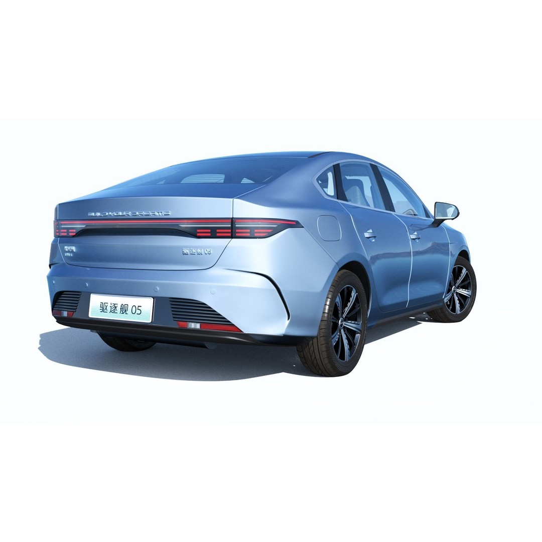 2024 BYD King DM-i SEAL 5 CHAZOR 3D Model – Rigged Car Asset, FBX, OBJ - View 16