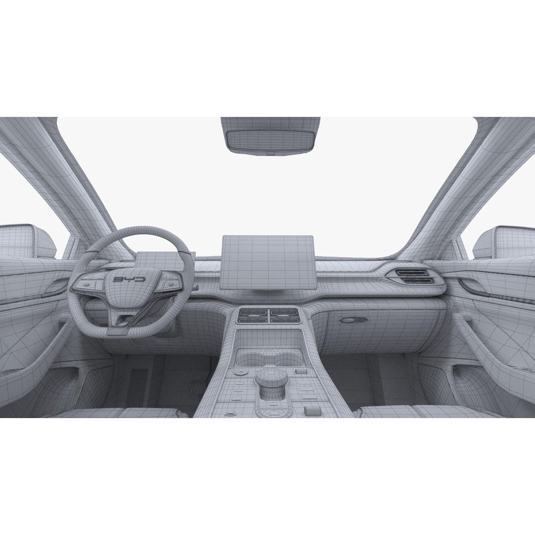 2024 BYD King DM-i SEAL 5 CHAZOR 3D Model – Rigged Car Asset, FBX, OBJ - View 21