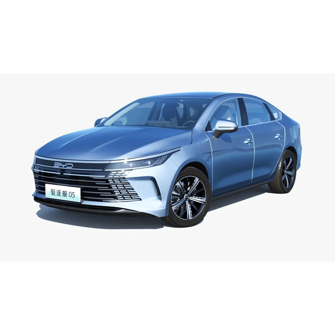 2024 BYD King DM-i SEAL 5 CHAZOR 3D Model – Rigged Car Asset, FBX, OBJ - View 3