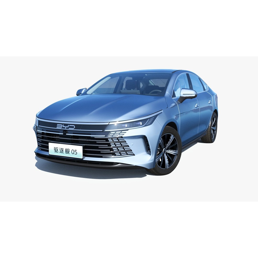 2024 BYD King DM-i SEAL 5 CHAZOR 3D Model – Rigged Car Asset, FBX, OBJ - View 5