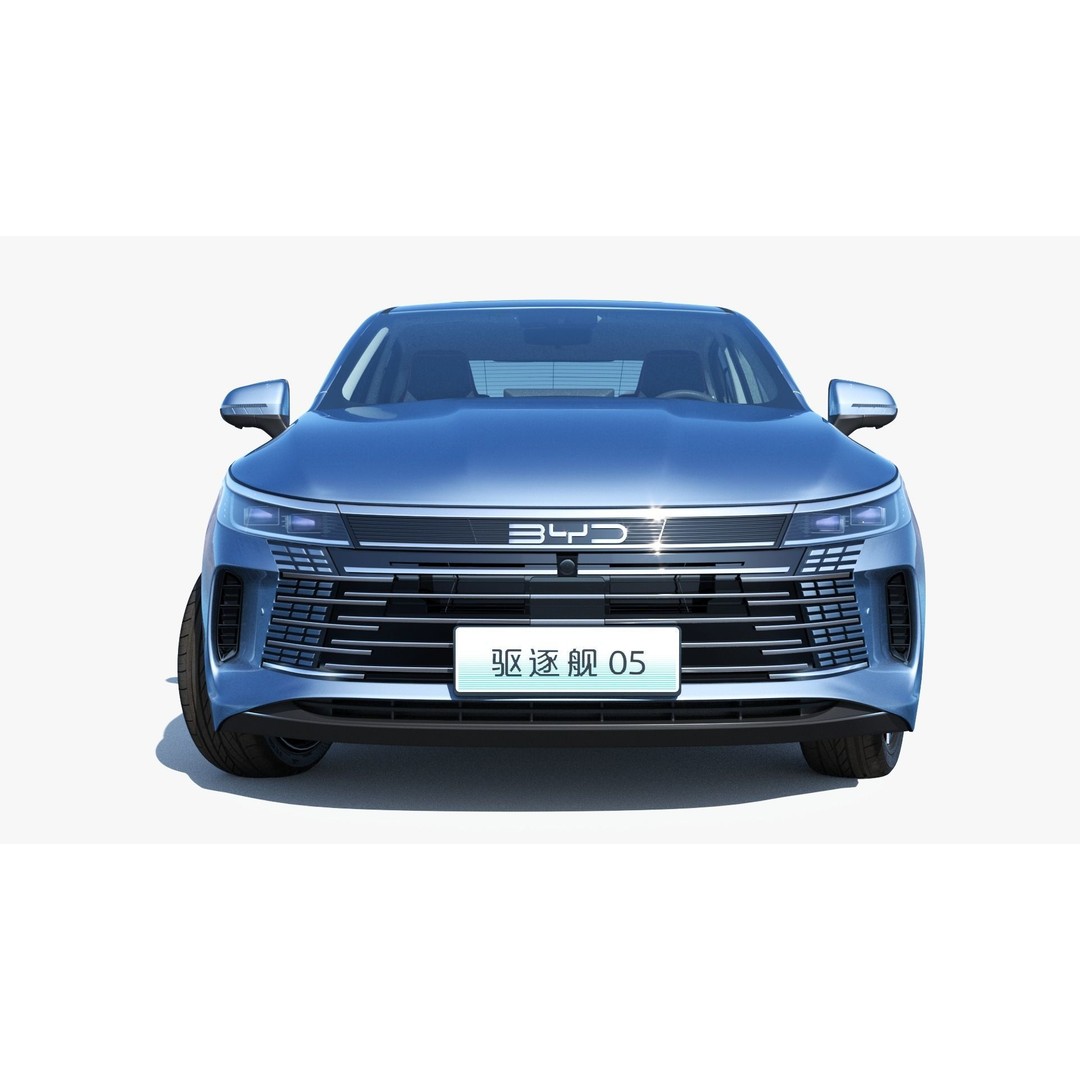 2024 BYD King DM-i SEAL 5 CHAZOR 3D Model – Rigged Car Asset, FBX, OBJ - View 6