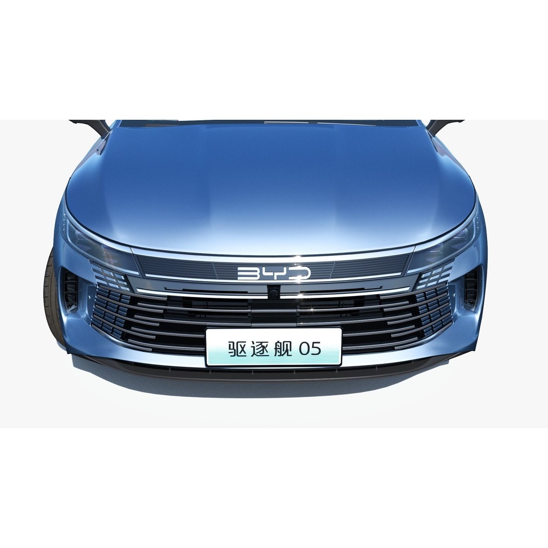 2024 BYD King DM-i SEAL 5 CHAZOR 3D Model – Rigged Car Asset, FBX, OBJ - View 7
