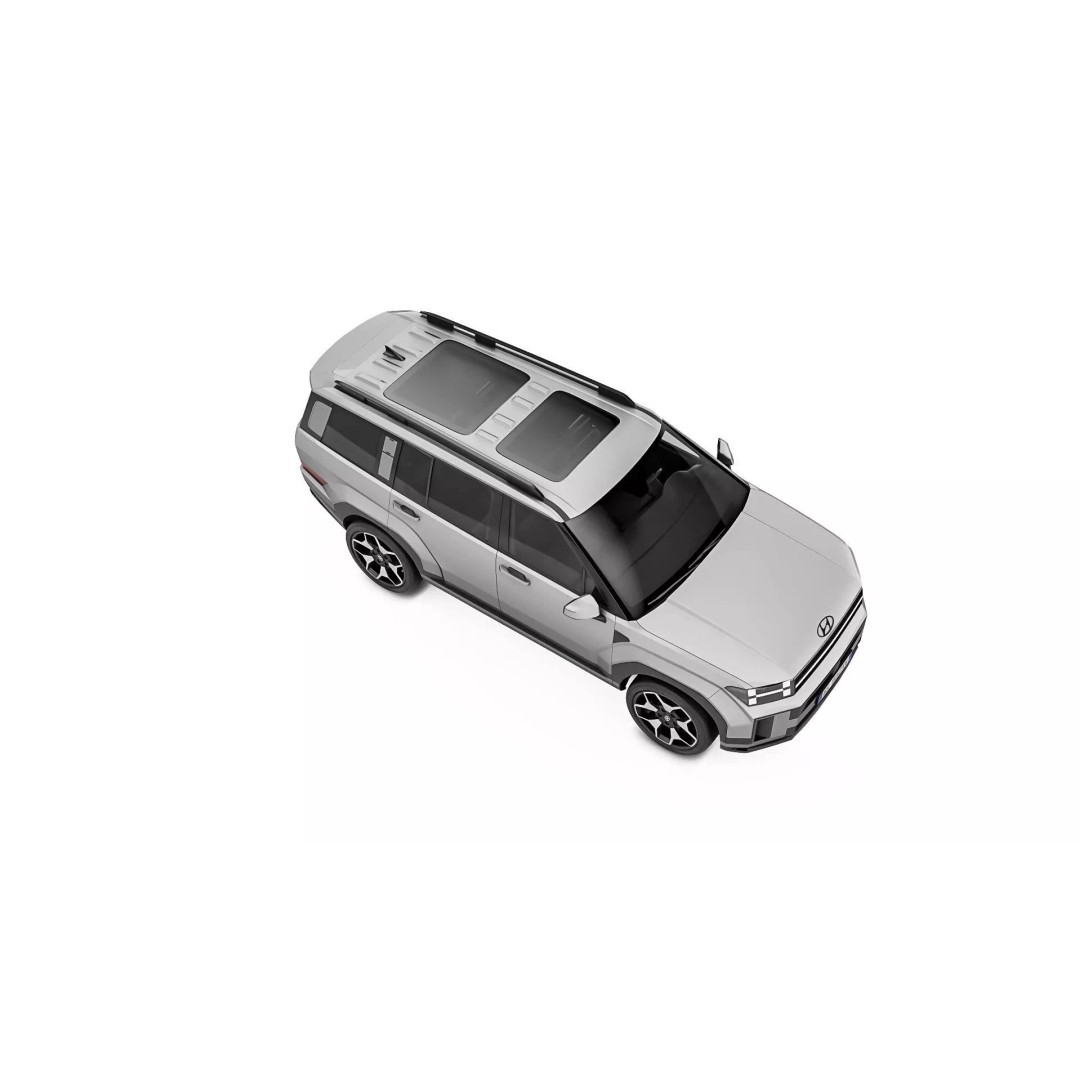 Hyundai Santa Fe 2024 3D Model – High Poly SUV Asset, FBX & OBJ - View 12