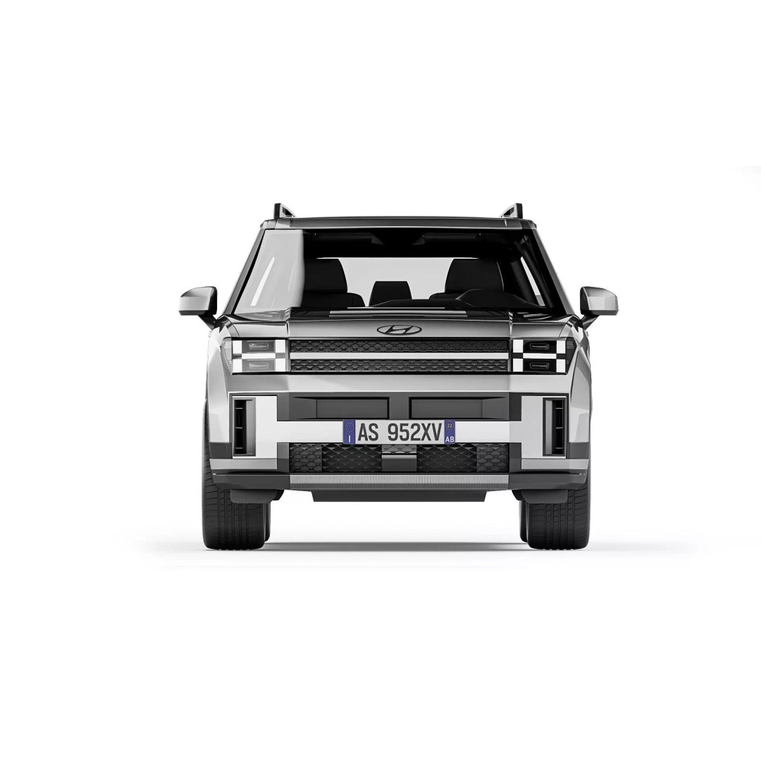 Hyundai Santa Fe 2024 3D Model – High Poly SUV Asset, FBX & OBJ - View 3