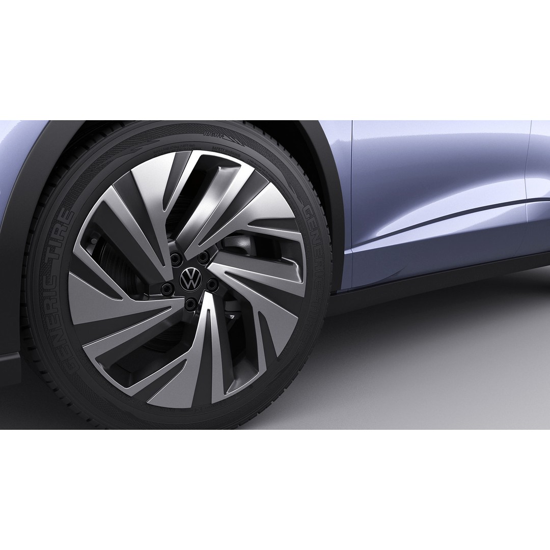 Volkswagen ID.5 3D Model – Detailed SUV, FBX, OBJ, Blender - View 14