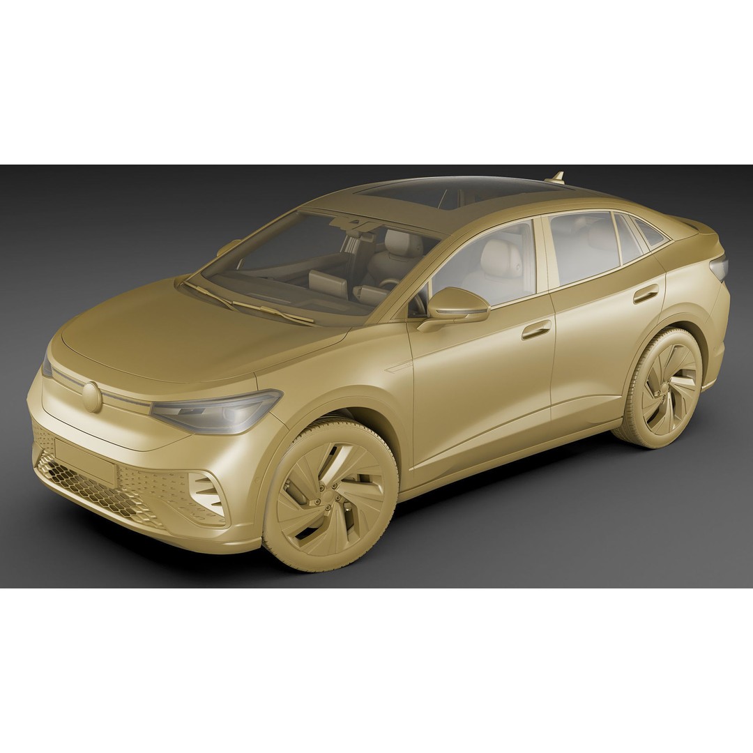 Volkswagen ID.5 3D Model – Detailed SUV, FBX, OBJ, Blender - View 22