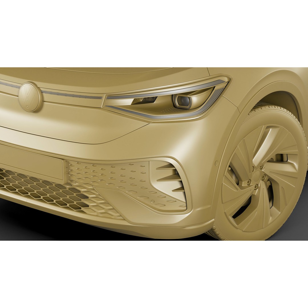 Volkswagen ID.5 3D Model – Detailed SUV, FBX, OBJ, Blender - View 24