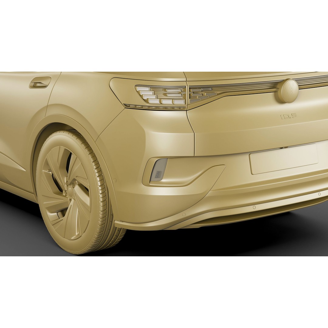Volkswagen ID.5 3D Model – Detailed SUV, FBX, OBJ, Blender - View 25