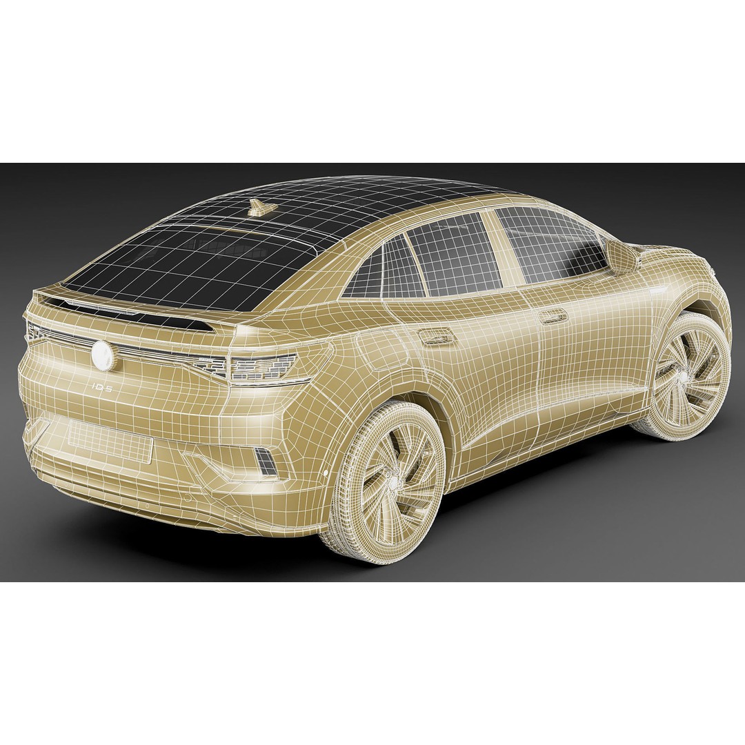 Volkswagen ID.5 3D Model – Detailed SUV, FBX, OBJ, Blender - View 28