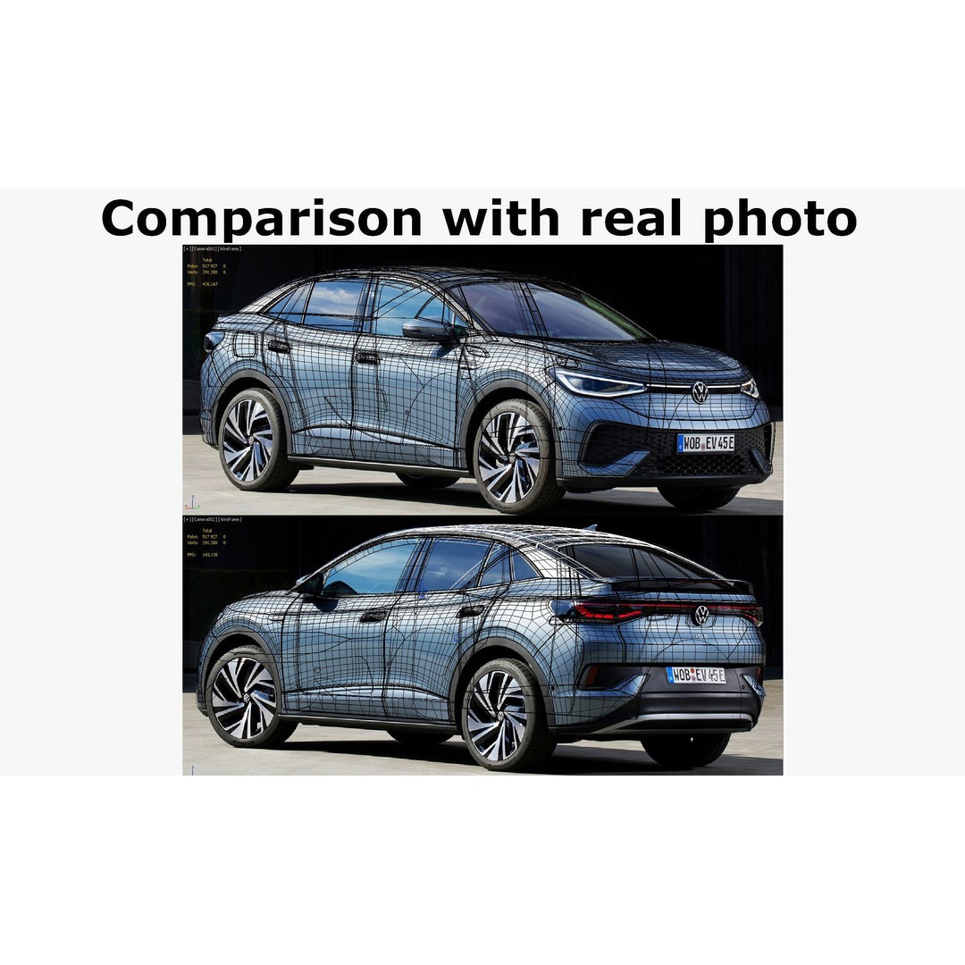 Volkswagen ID.5 3D Model – Detailed SUV, FBX, OBJ, Blender - View 30