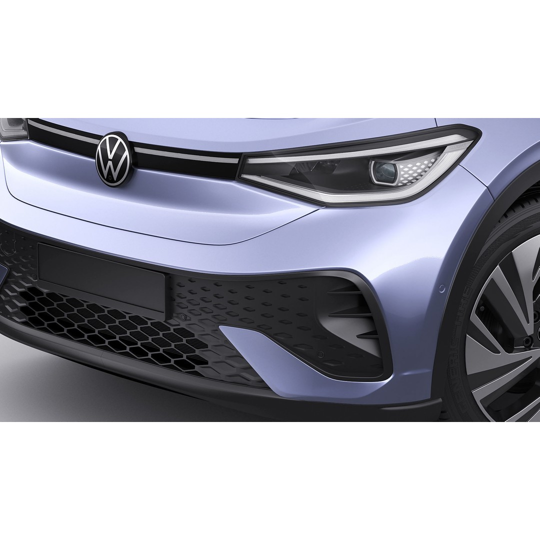 Volkswagen ID.5 3D Model – Detailed SUV, FBX, OBJ, Blender - View 6