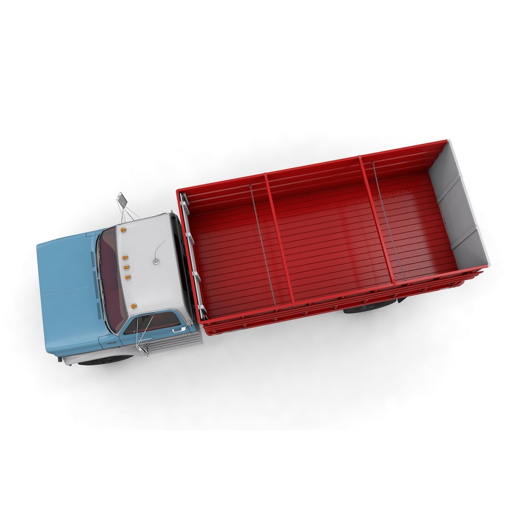 Chevy C60 Truck Omaha Standard 3D Model – High Detail Vintage Vehicle, FBX - View 12