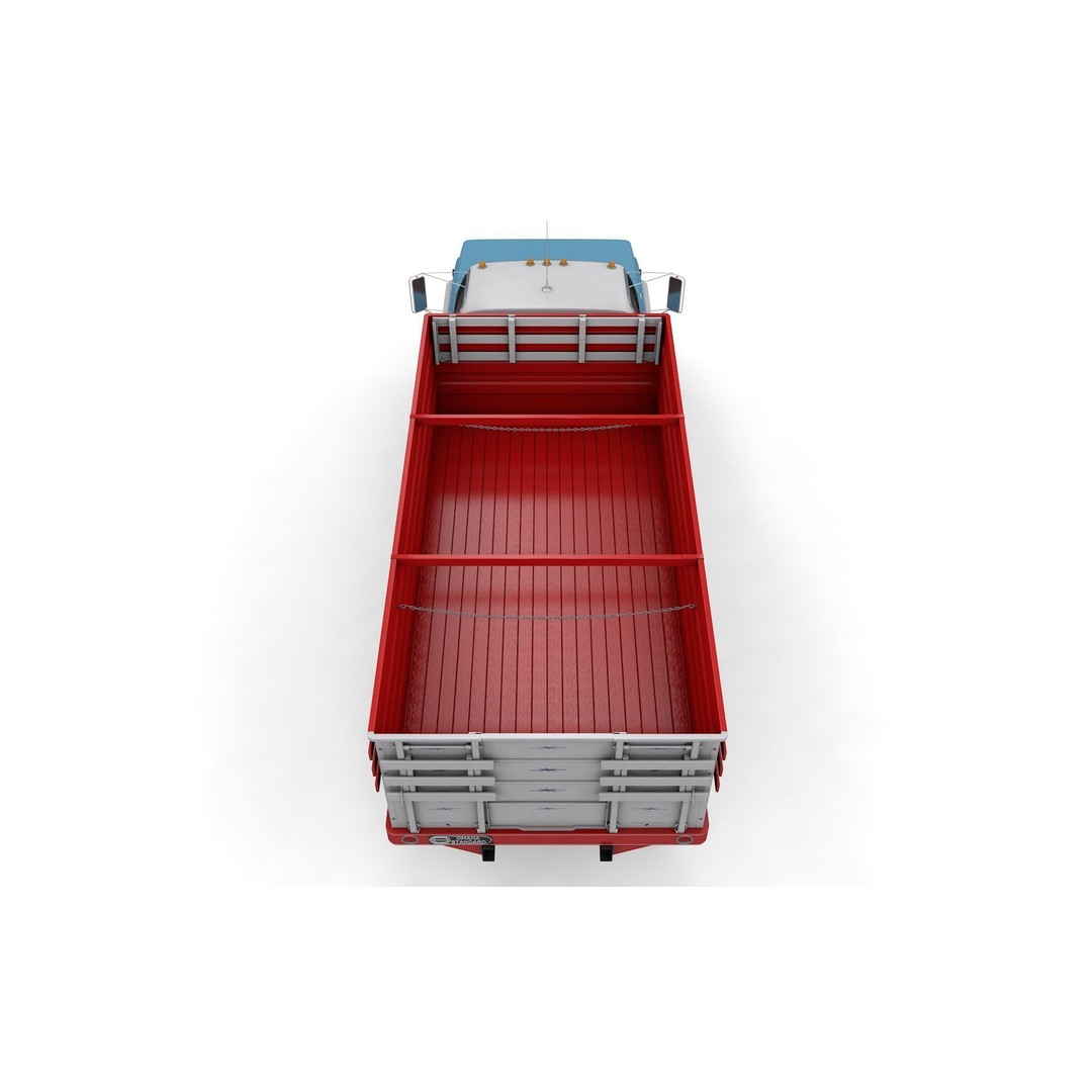 Chevy C60 Truck Omaha Standard 3D Model – High Detail Vintage Vehicle, FBX - View 15