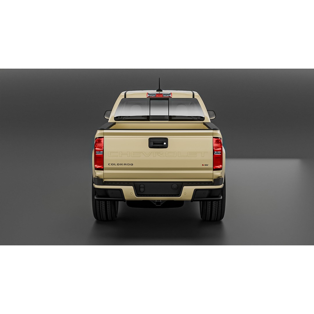 Chevrolet Colorado 3D Model – Low Poly Truck with PBR Textures, FBX - View 6