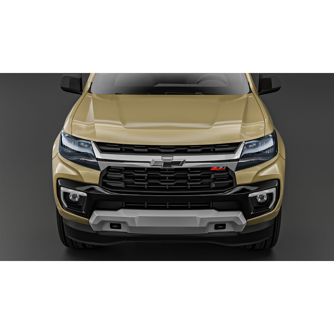 Chevrolet Colorado 3D Model – Low Poly Truck with PBR Textures, FBX - View 8