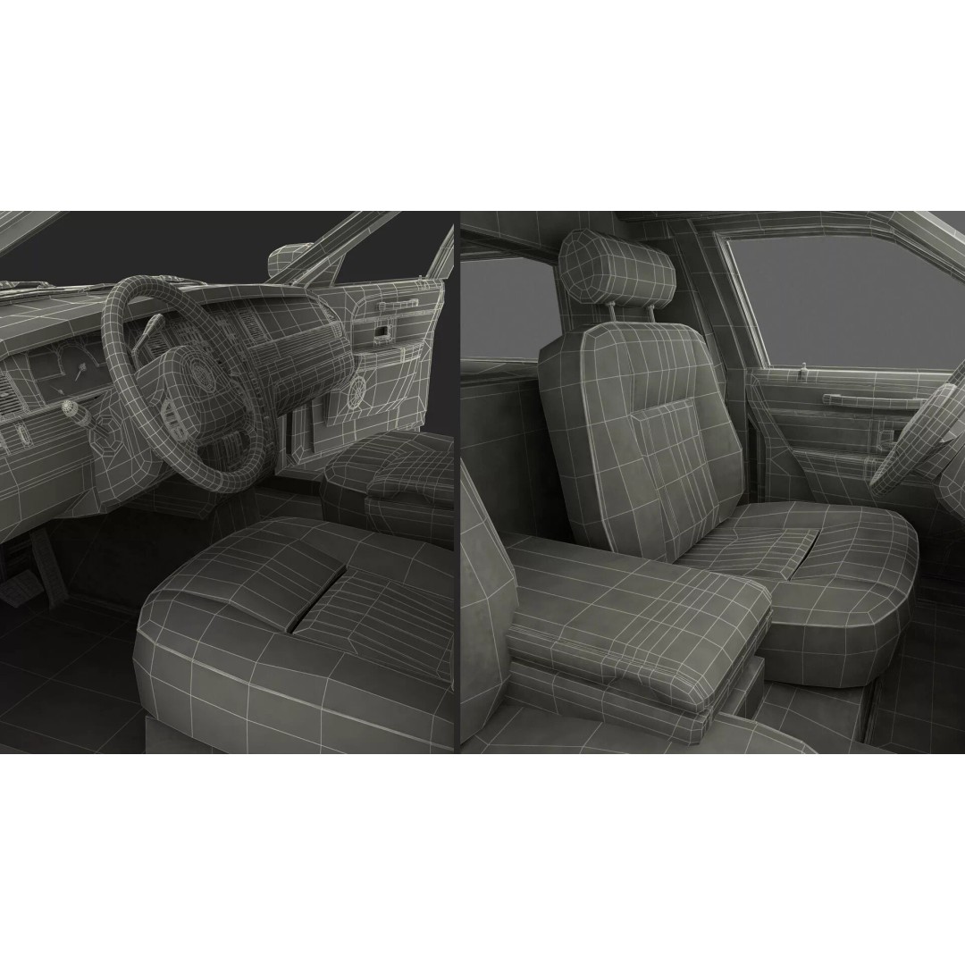 Luxury Lincoln Stretch Limousine 3D Model – Rigged PBR Asset, FBX