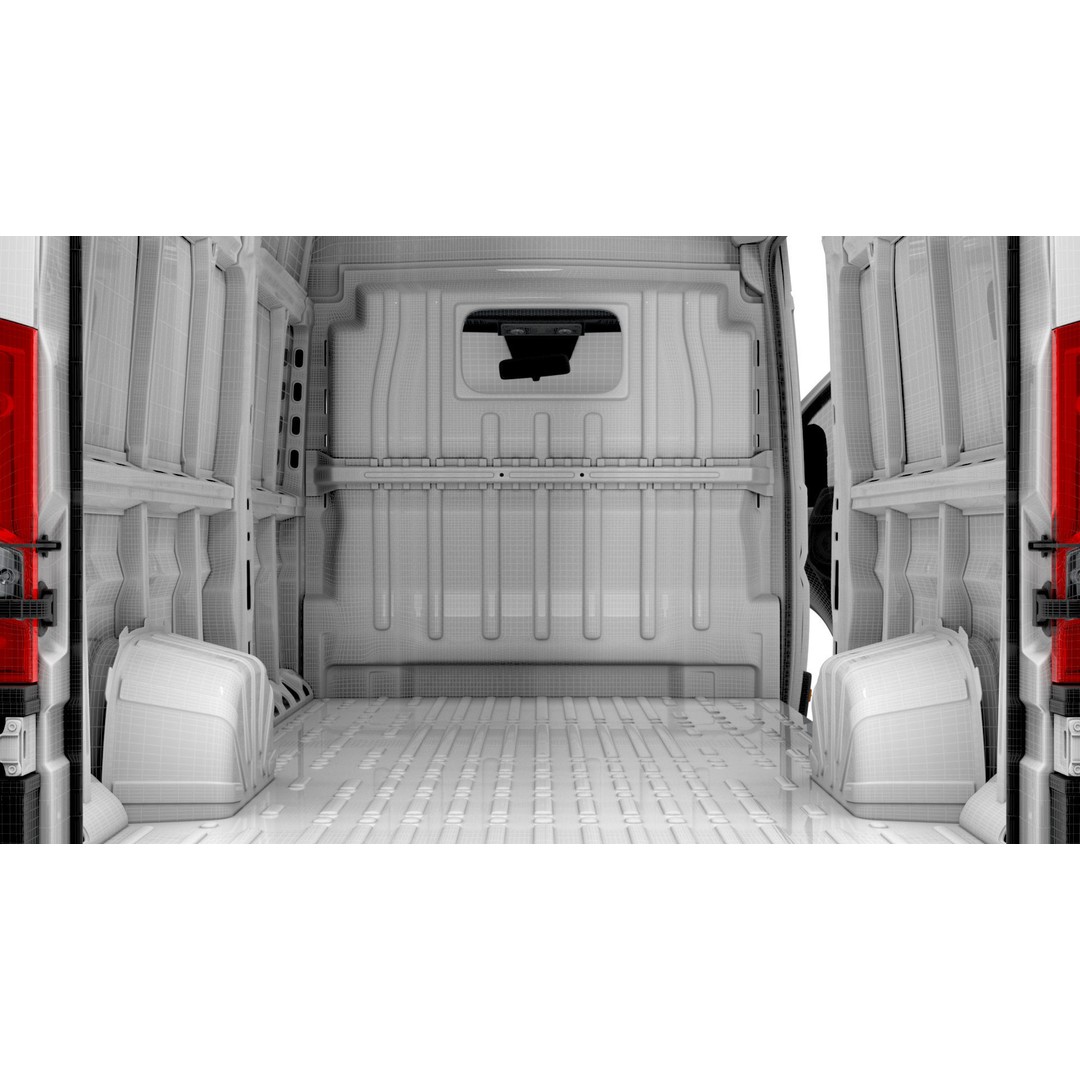 Fiat Ducato Van L4H3 3D Model – High Quality Interior, FBX & OBJ