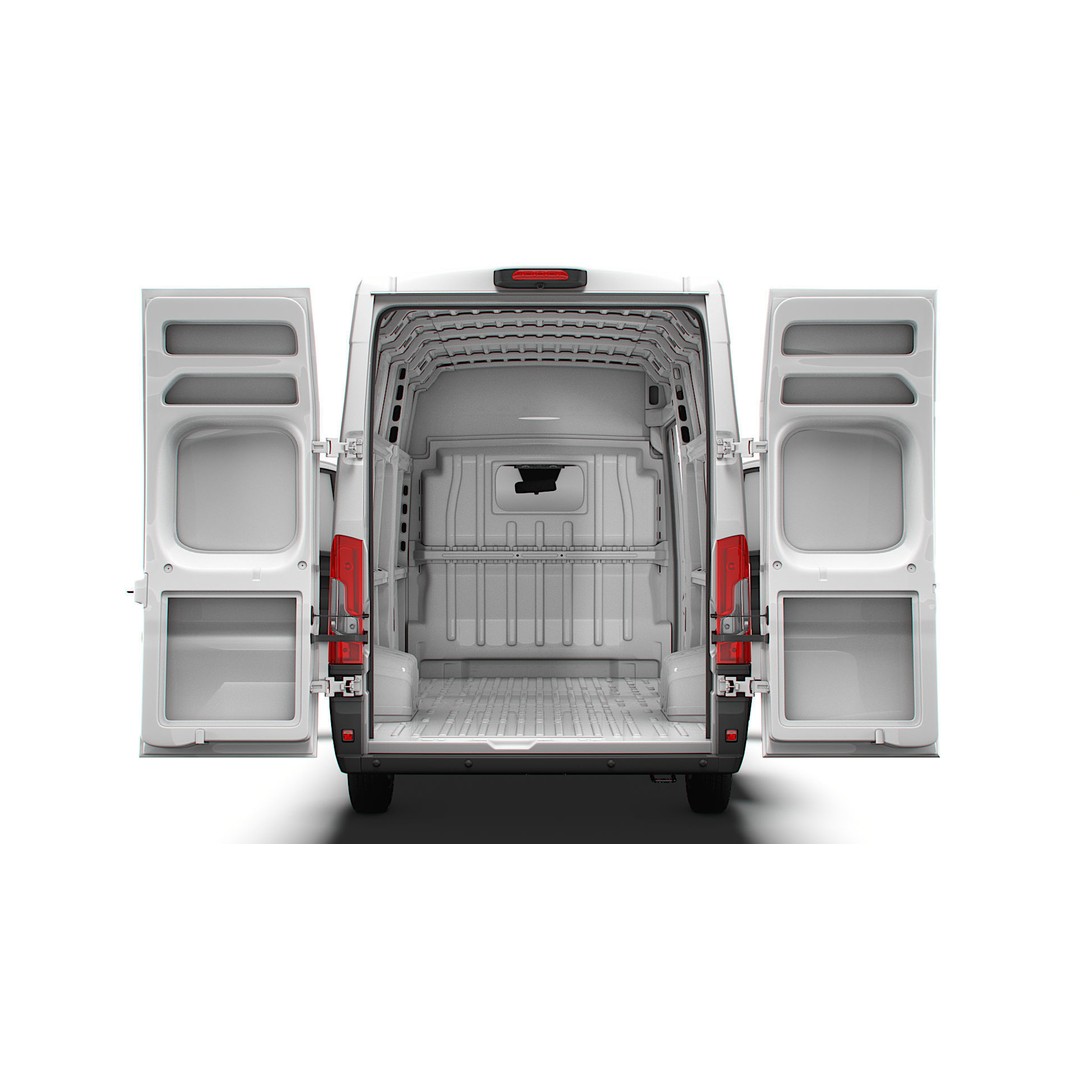 Fiat Ducato Van L4H3 3D Model – High Quality Interior, FBX & OBJ - View 12