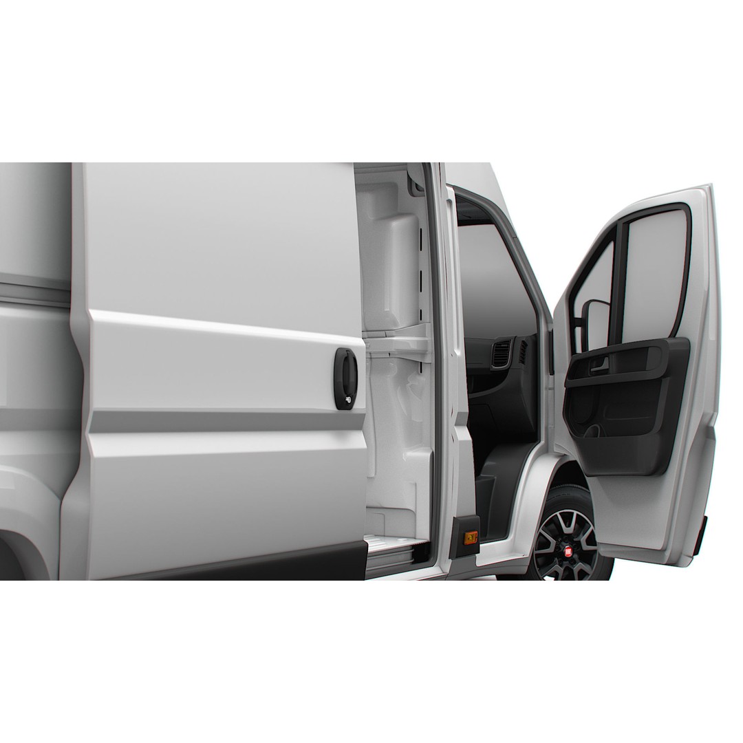 Fiat Ducato Van L4H3 3D Model – High Quality Interior, FBX & OBJ - View 13