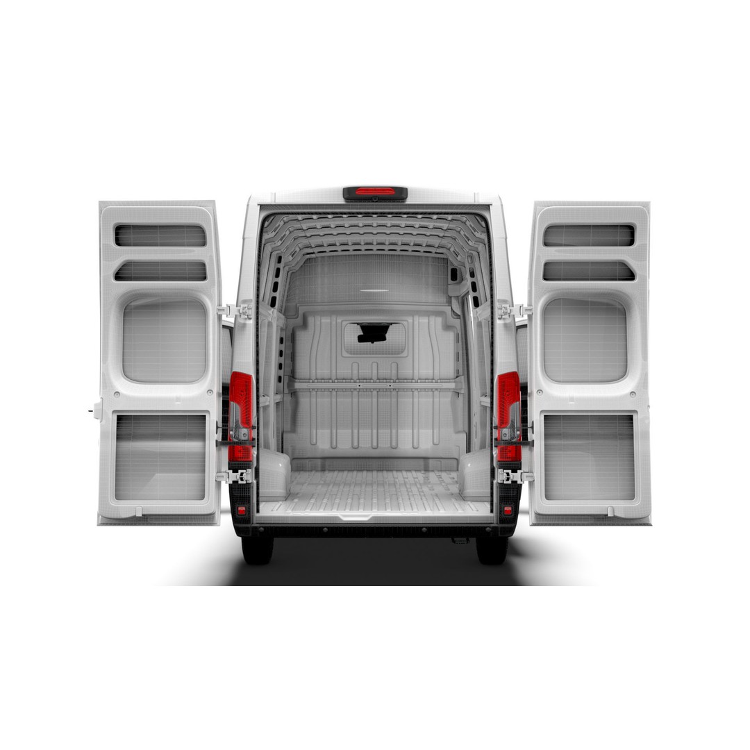 Fiat Ducato Van L4H3 3D Model – High Quality Interior, FBX & OBJ - View 26