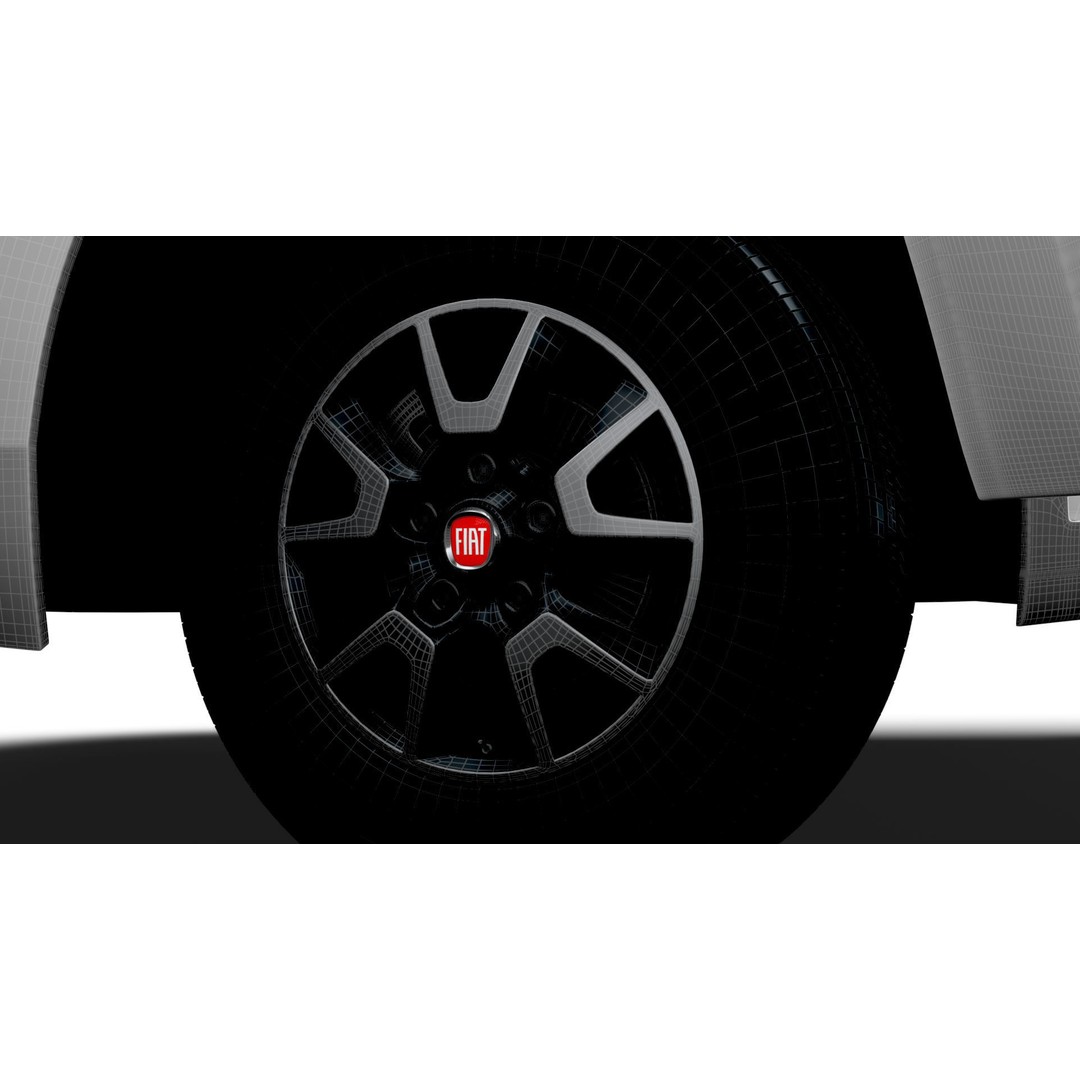 Fiat Ducato Van L4H3 3D Model – High Quality Interior, FBX & OBJ - View 28