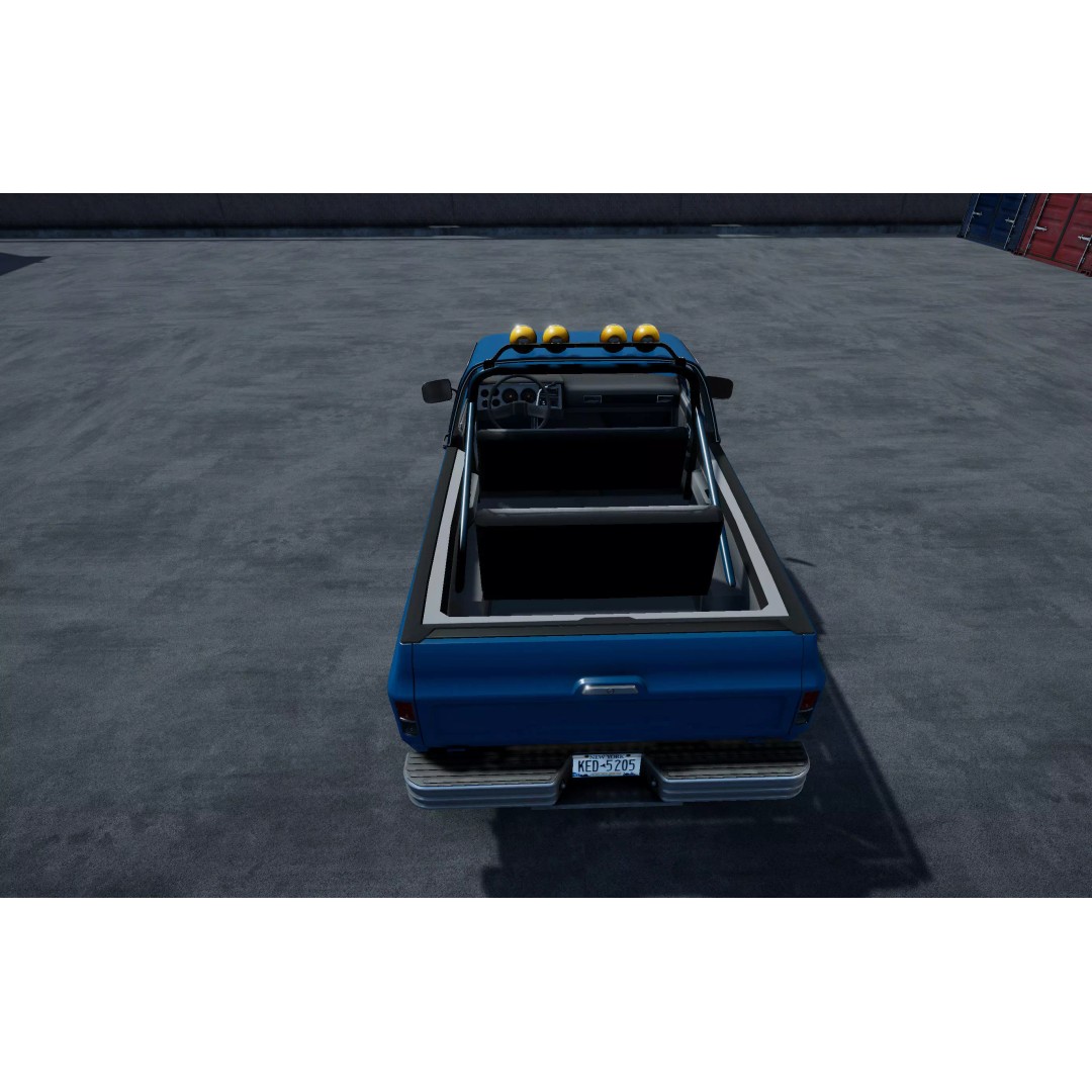 Offroad Car 3D Model – Low Poly Game Asset, Unity, FBX, OBJ - View 11