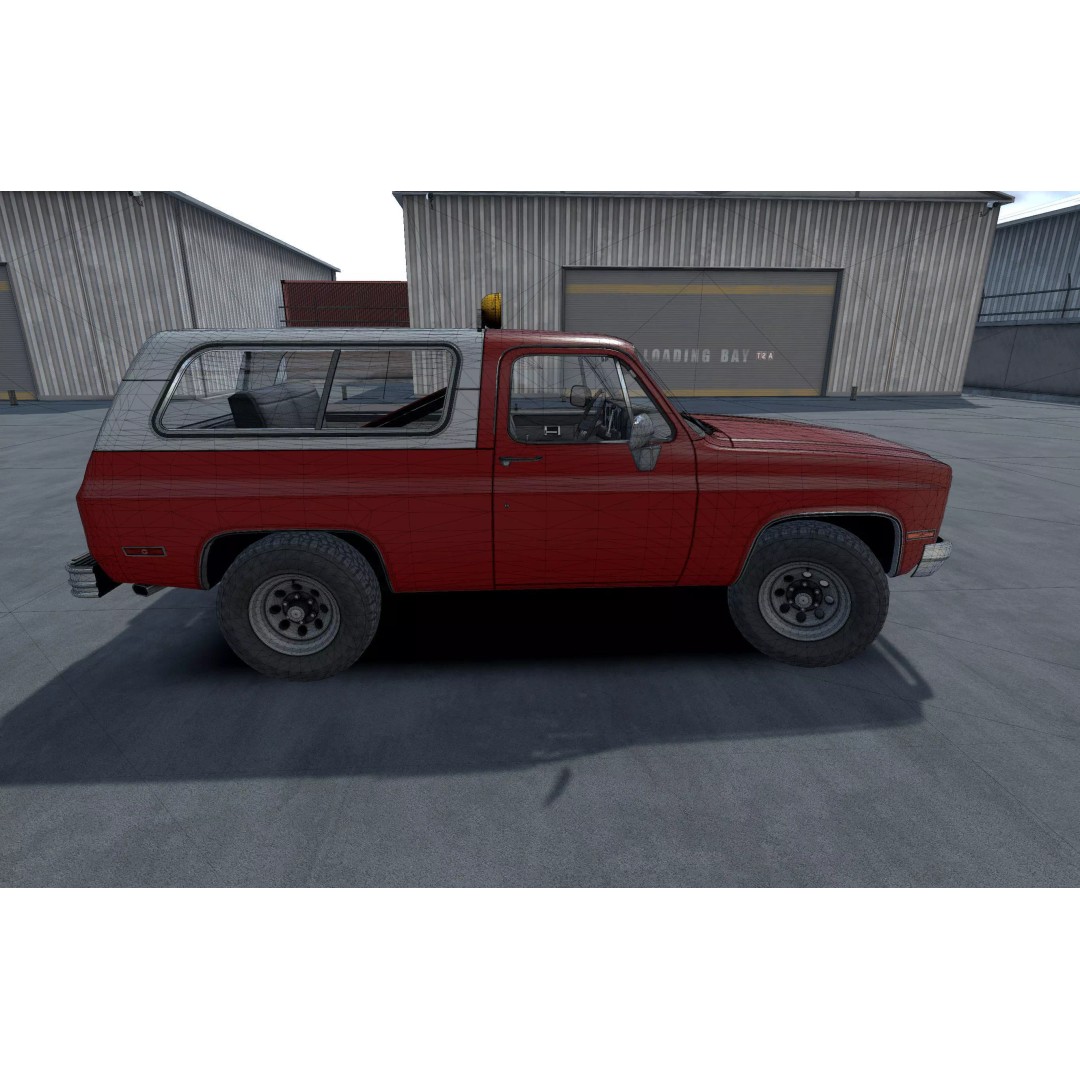 Offroad Car 3D Model – Low Poly Game Asset, Unity, FBX, OBJ - View 19
