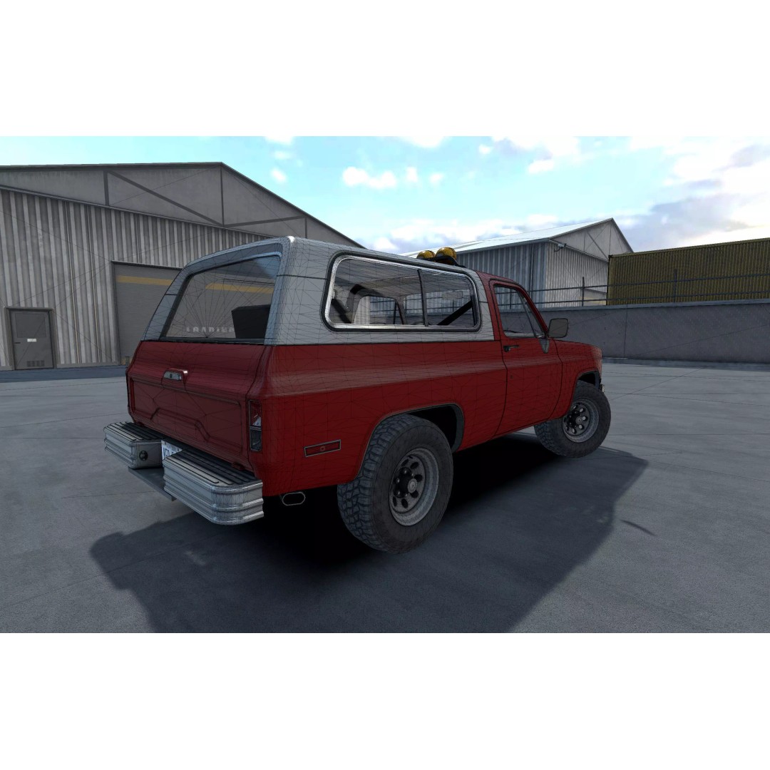 Offroad Car 3D Model – Low Poly Game Asset, Unity, FBX, OBJ - View 20
