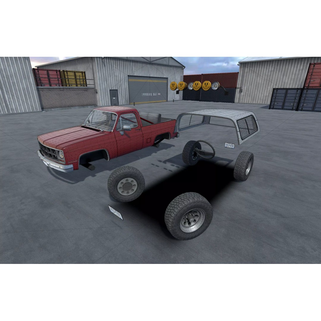 Offroad Car 3D Model – Low Poly Game Asset, Unity, FBX, OBJ - View 21