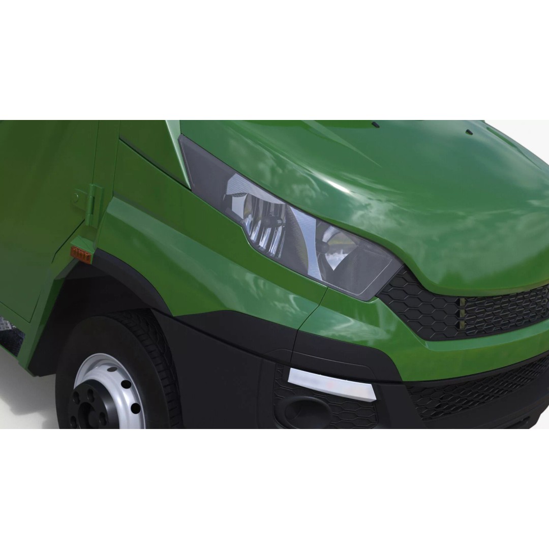 Armored Vehicle 3D Model – Simplified Military Transport, FBX, PBR - View 16