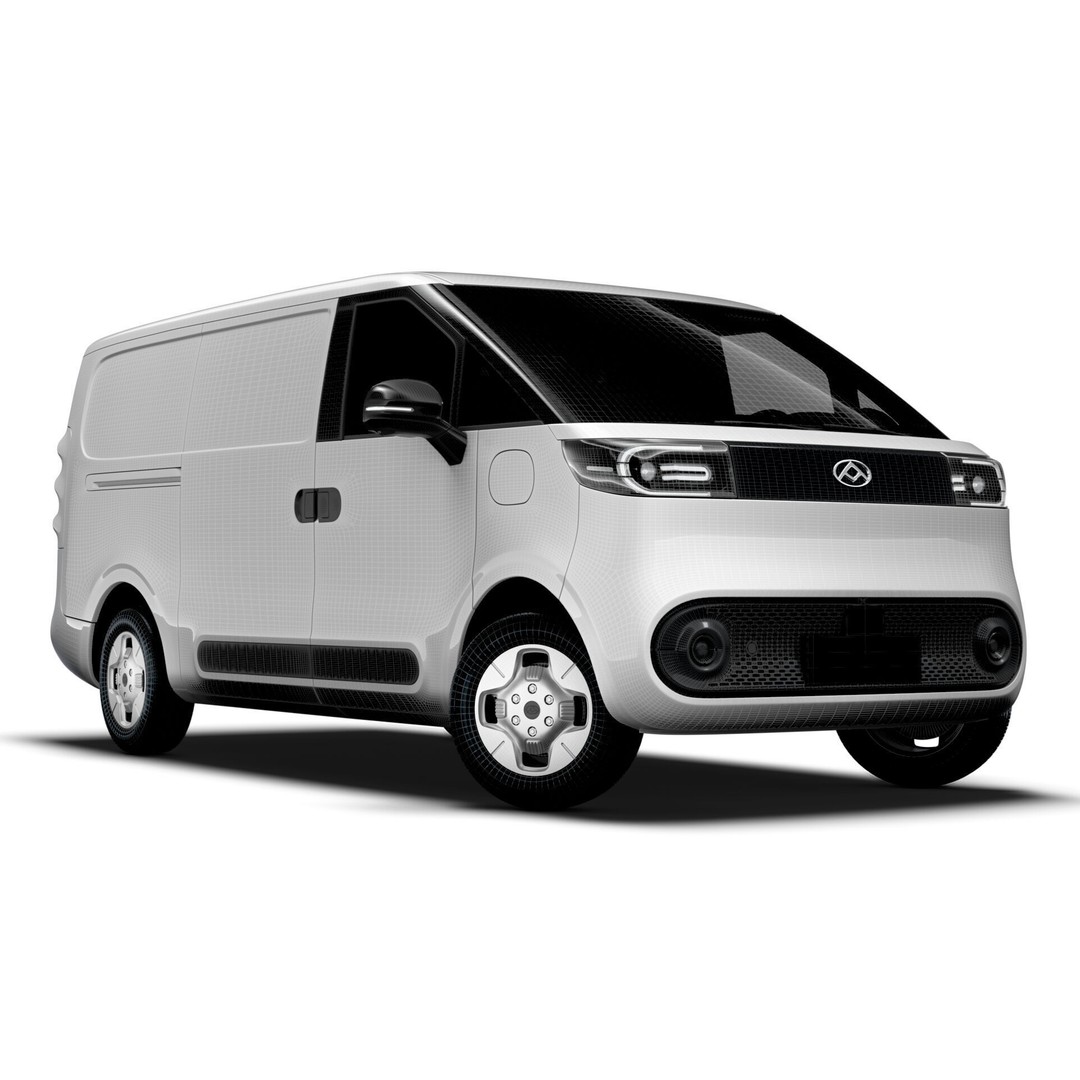 Maxus eDeliver 5 3D Model – High Poly Vehicle, Game Ready, FBX - View 16