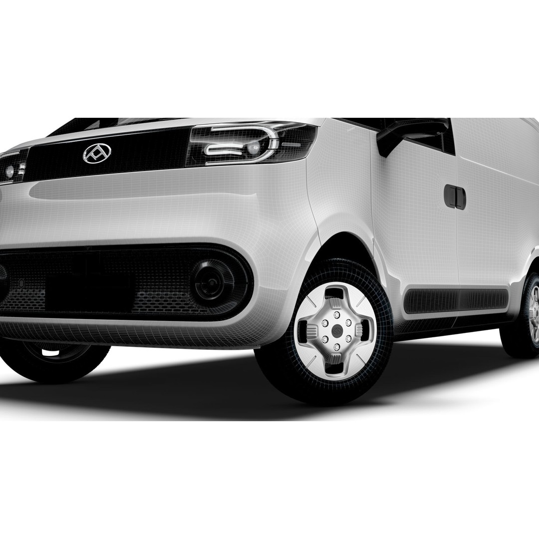 Maxus eDeliver 5 3D Model – High Poly Vehicle, Game Ready, FBX - View 19