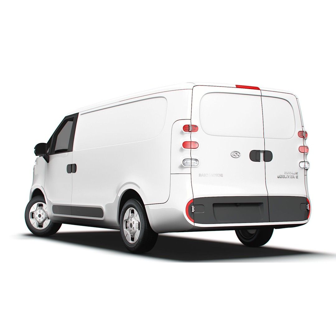 Maxus eDeliver 5 3D Model – High Poly Vehicle, Game Ready, FBX - View 4