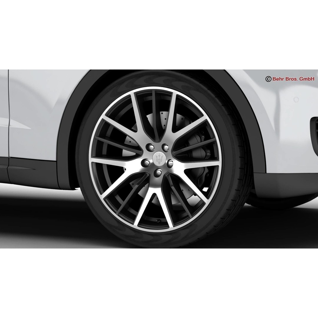 Maserati Levante 3D Model – High Poly Luxury SUV, FBX, OBJ - View 10