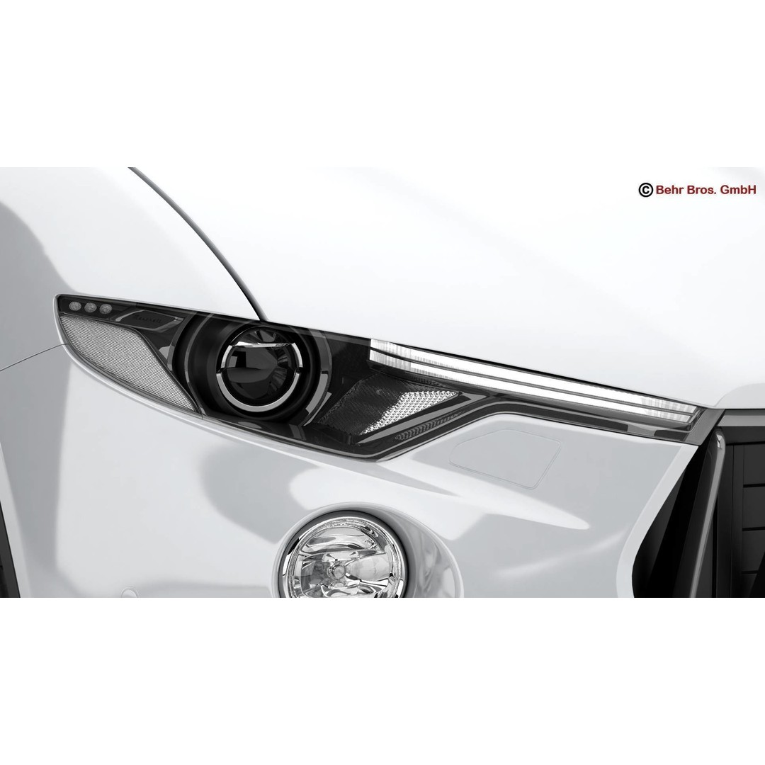 Maserati Levante 3D Model – High Poly Luxury SUV, FBX, OBJ - View 11