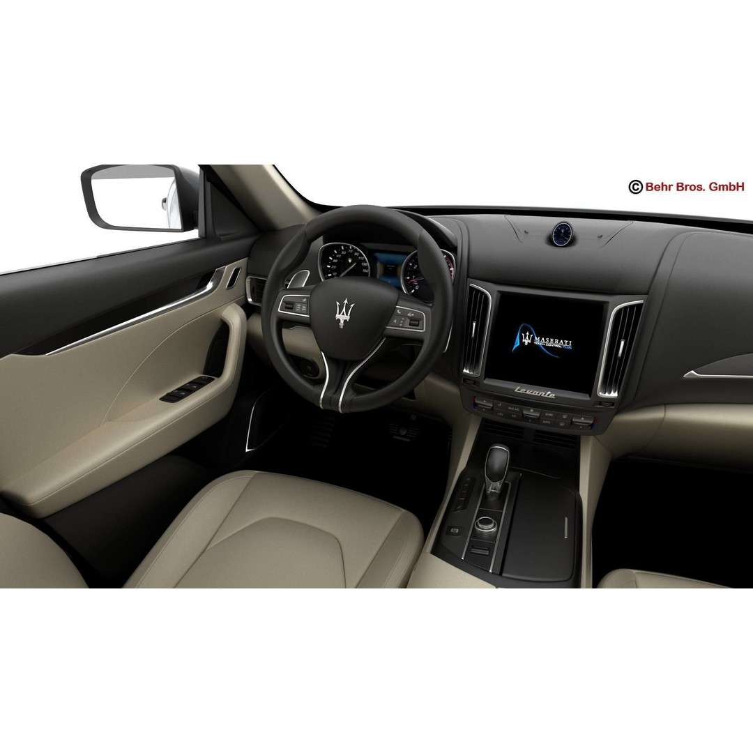 Maserati Levante 3D Model – High Poly Luxury SUV, FBX, OBJ - View 16