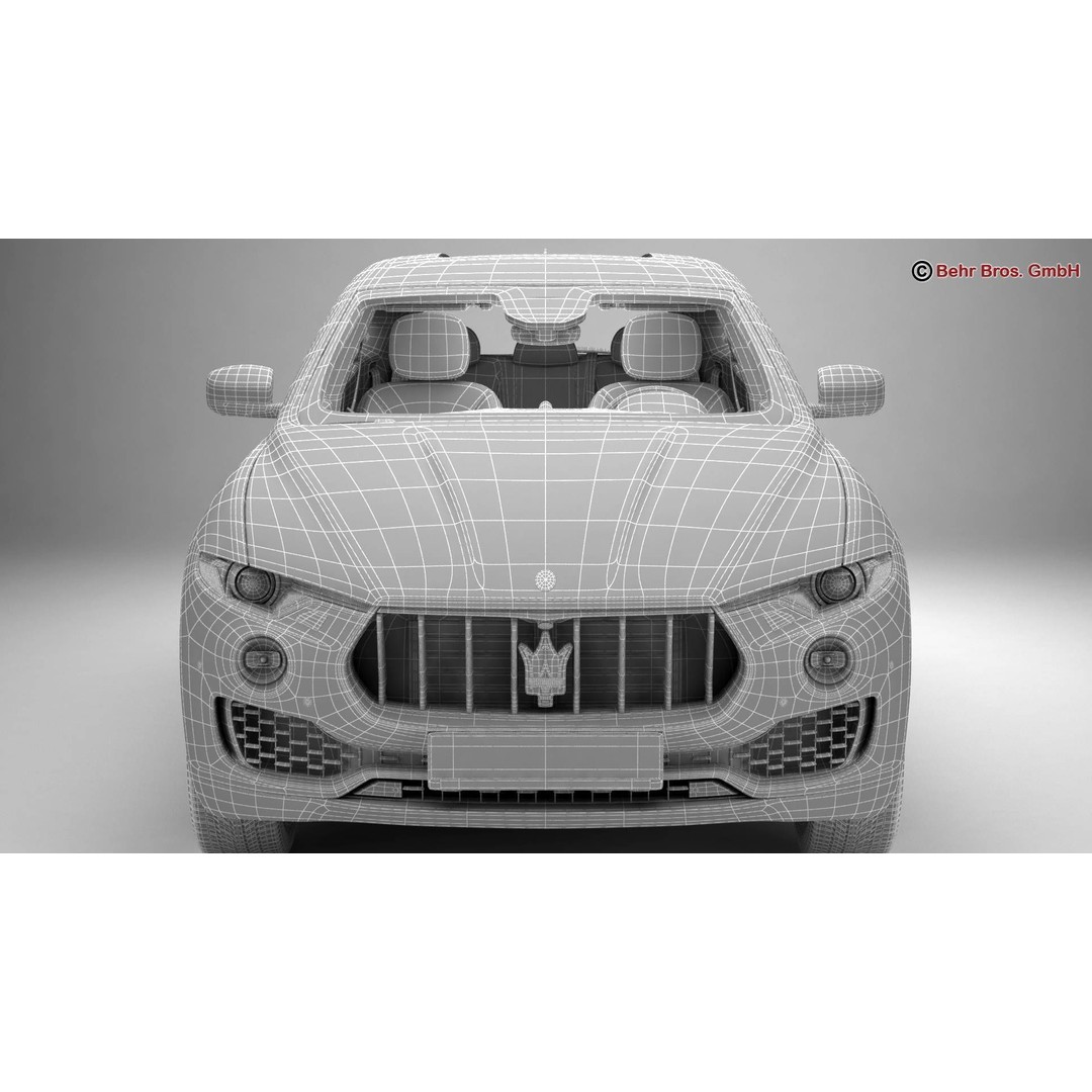 Maserati Levante 3D Model – High Poly Luxury SUV, FBX, OBJ - View 23