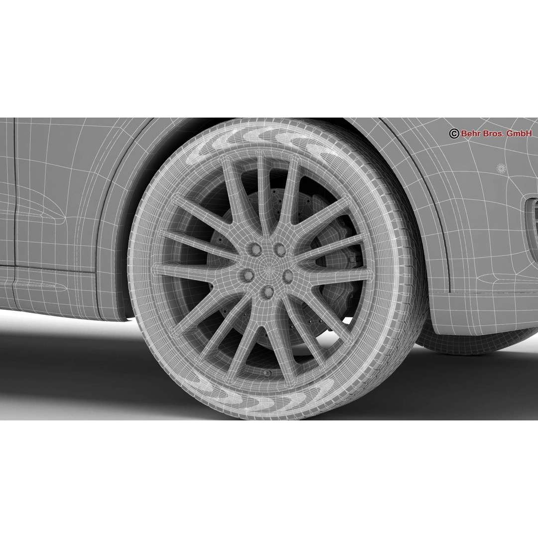 Maserati Levante 3D Model – High Poly Luxury SUV, FBX, OBJ - View 25