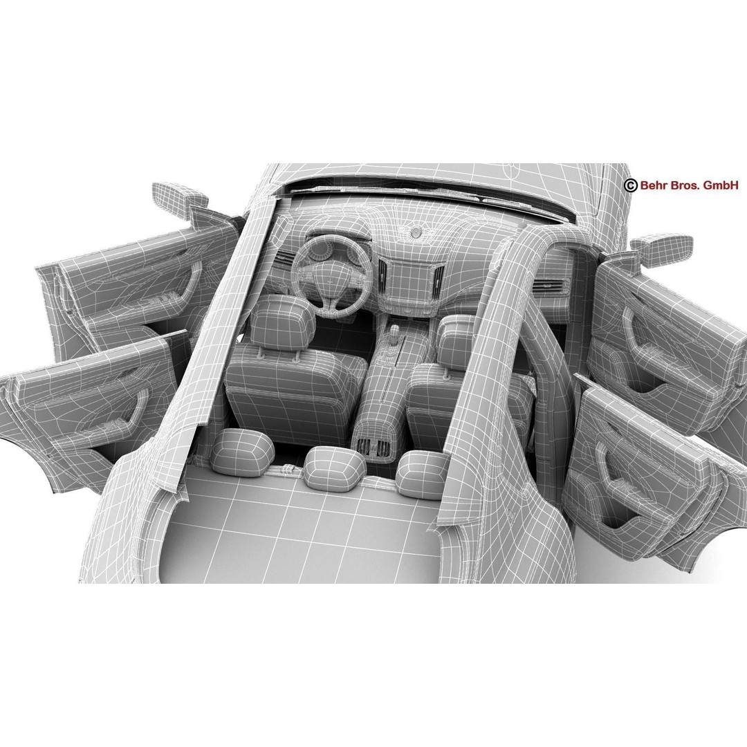 Maserati Levante 3D Model – High Poly Luxury SUV, FBX, OBJ - View 29