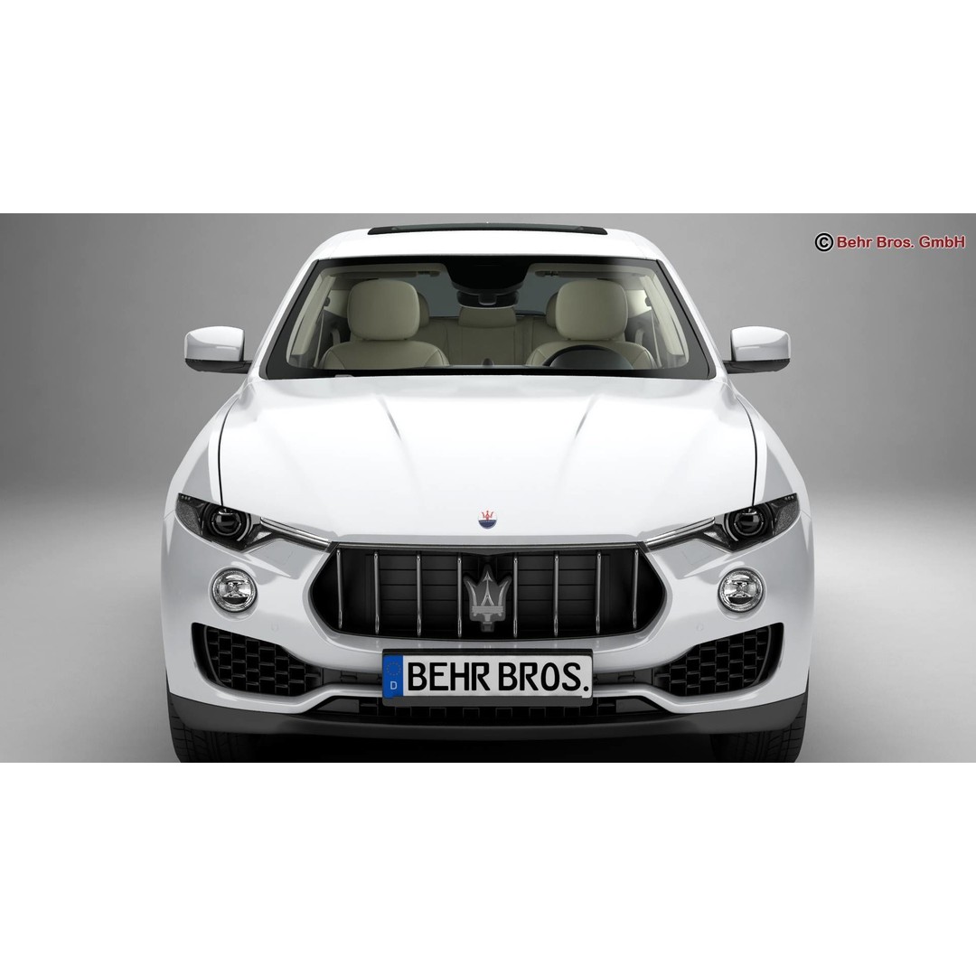 Maserati Levante 3D Model – High Poly Luxury SUV, FBX, OBJ - View 8