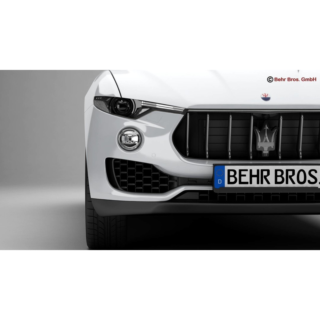 Maserati Levante 3D Model – High Poly Luxury SUV, FBX, OBJ - View 9