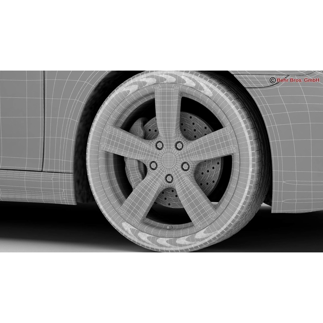 Porsche 718 Cayman 3D Model – High Poly Sport Car with Detailed Interior - View 25